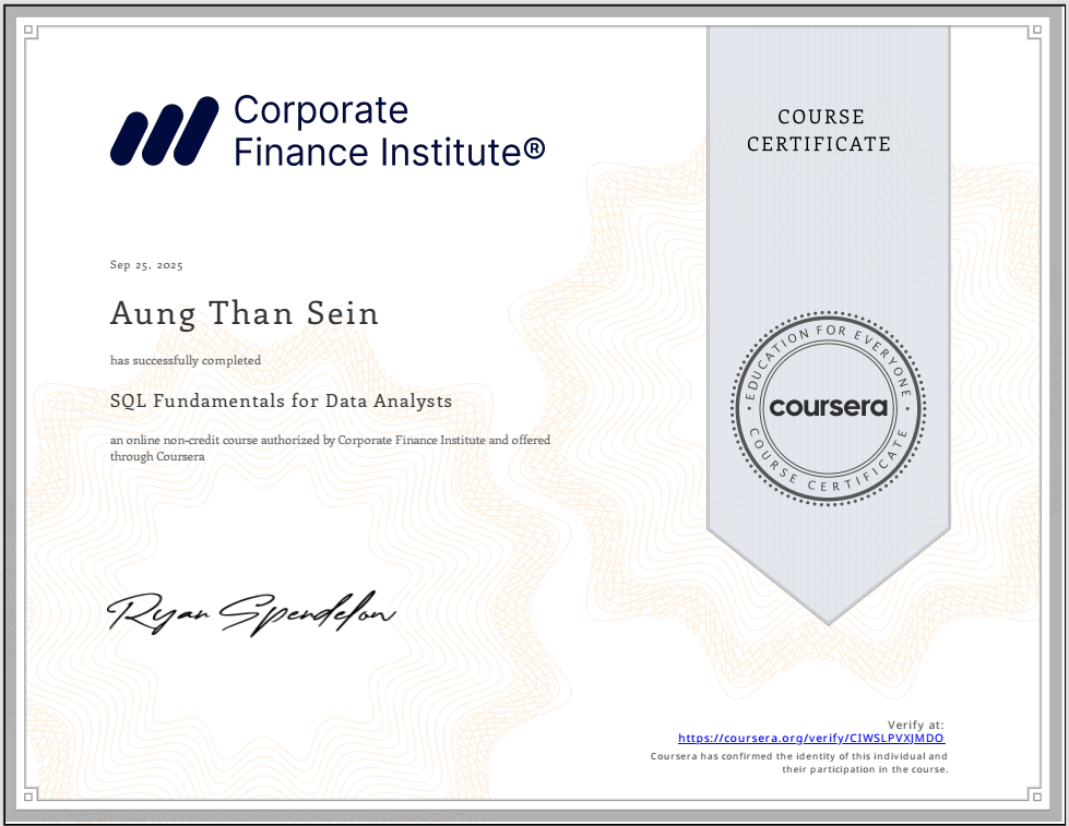 SQL Fundamentals for Data Analysts